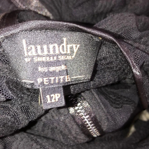 LAUNDRY by Shelli Segal size 12 Petite lace dress - Picture 3 of 5